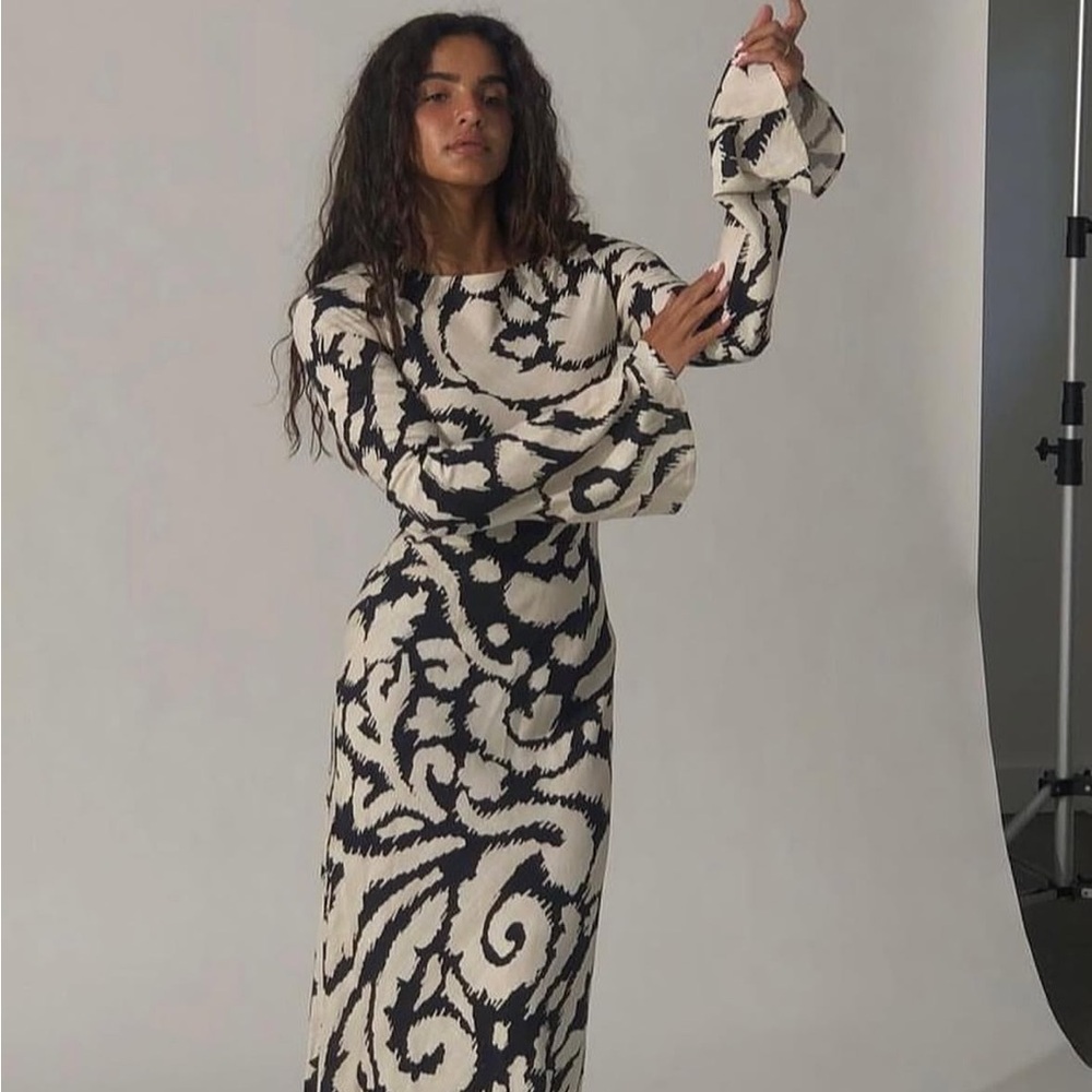 THE WOLF GANG Santa Elena maxi dress